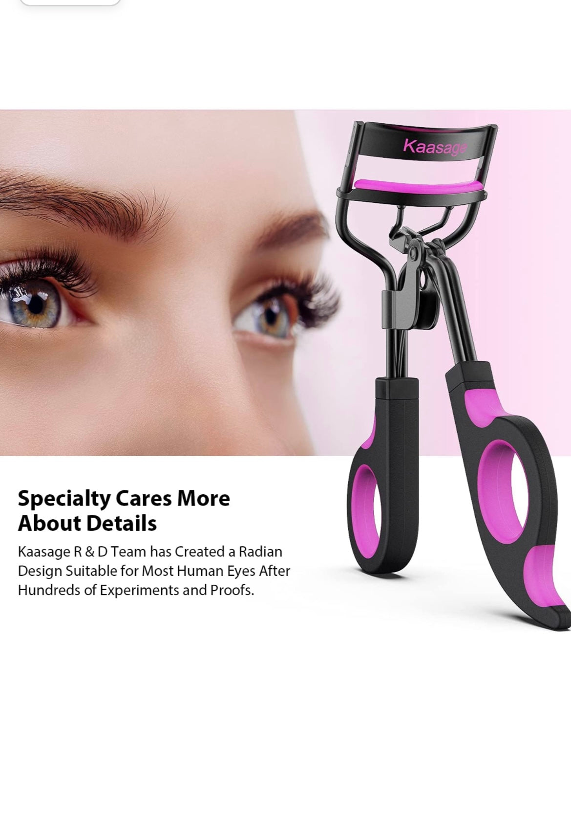 Kaasage Eyelash Curler with Pads